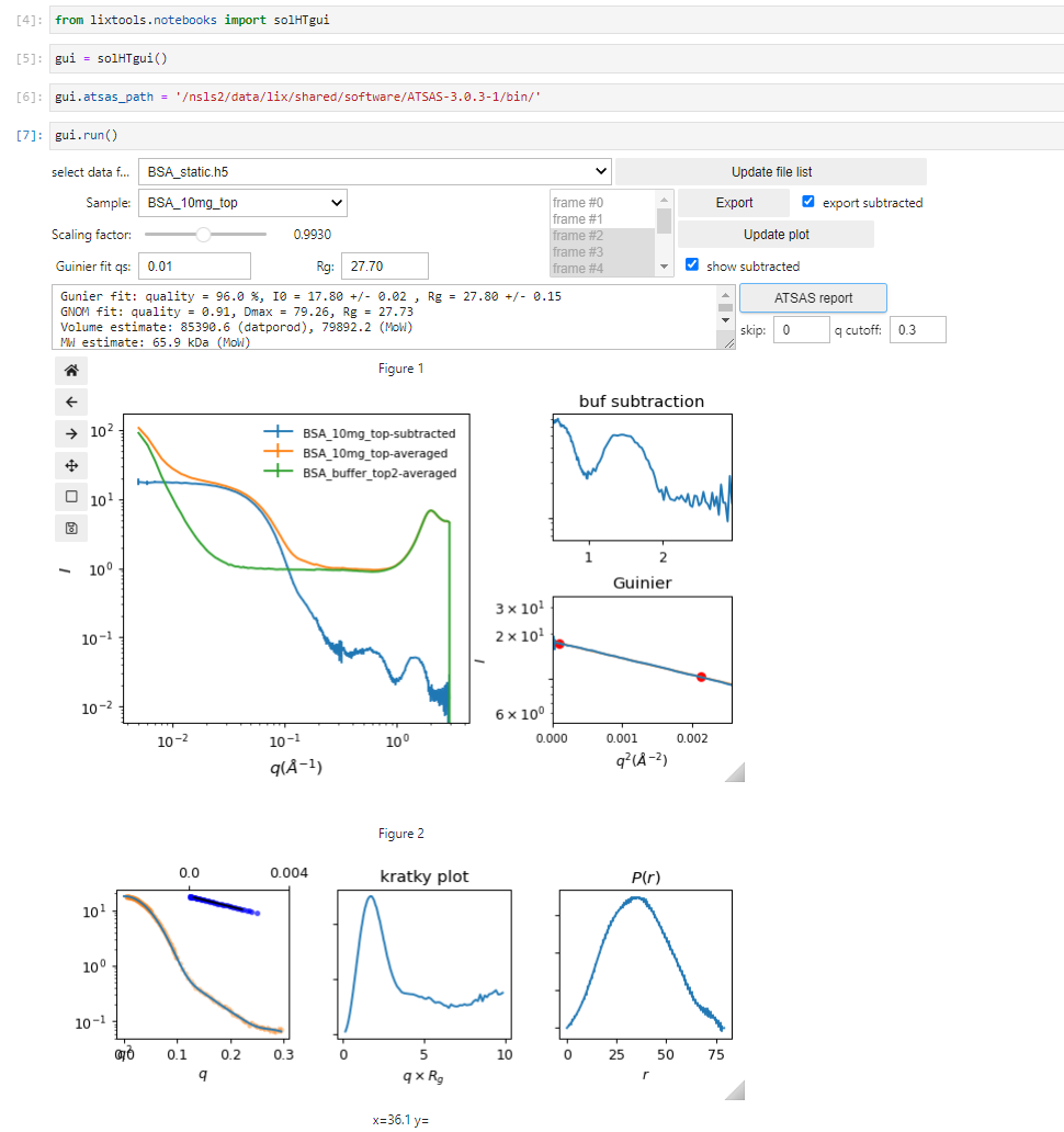 flow-cell data visualization GUI